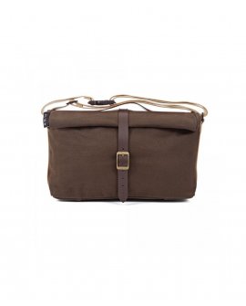 Q-Parts - Brompton Roll Top Shoulder Bag - Waxed Cotton